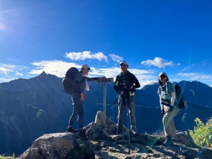 北アルプス　雲の平、鷲羽岳(2,924m)